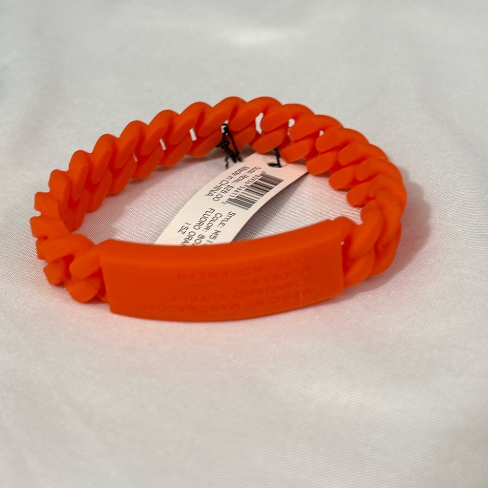 Marc Jacobs Silicone Bracelet Orange - Picture 3 of 5